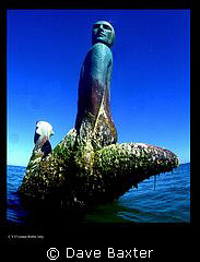a statue to the engineer who built a pipeline from sea to... by Dave Baxter 